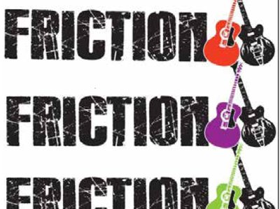 Signage for our band Friction!