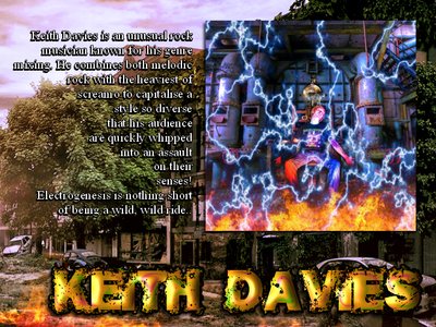 Electrogenesis - the new album from Keith Davies featuring McDylbot & Tom Barraclough DEC 14th 2015
