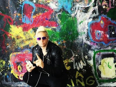 Joe Galaxy thejoegalaxy Live like a King, Party like a Super Star! Mural by L.A Artist Ron King