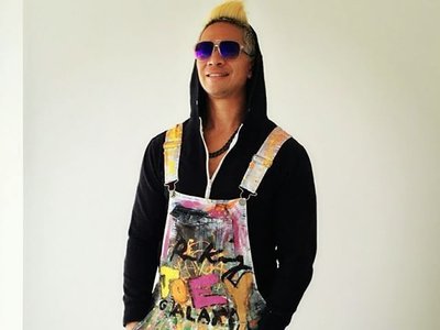 thejoegalaxyYo, I'm rockin' my custom made Joe Galaxy overalls by my L.A. homie,, Ron King