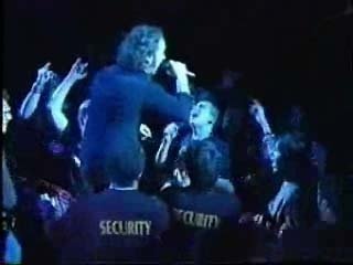 Brian can't seem to stay on the stage. 