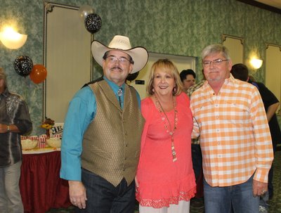 Bev with The Positive Cowboy and Perry with Double EE