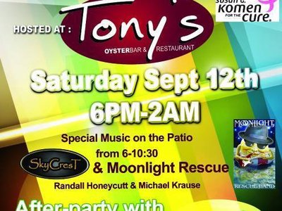 Outdoor Charity Event for Susan Komen Fond.