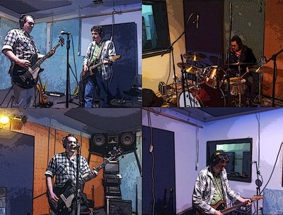 Phringe Dwellers in ZEN studios recording a new EP out soon