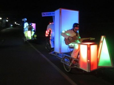 Bryan with Eclectic Ensemble for LumiNite performance on the MPLS Greenway - 10/01/15