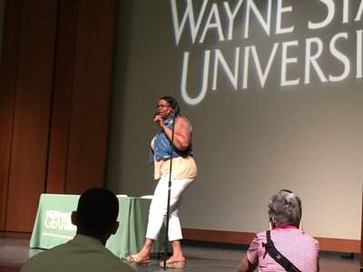 Performing for MI Gear Up at Wayne State University in Detroit