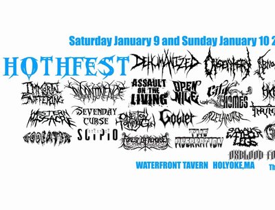 Playing Hothfest, Holyoke Massachusetts 1/09