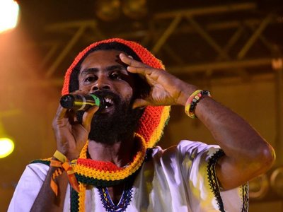 Kazam Davis performing live @Rototom Sunsplash, Benicassim, Spain