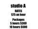 STUDIO RATES