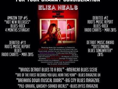 For Your Grammy Consideration
"Eliza Neals - Breaking And Entering"