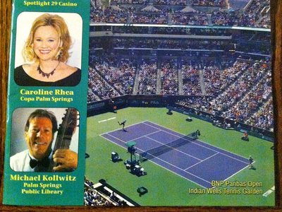 Cover of Desert Entertainer magazine