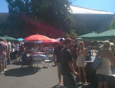 Bite of Seattle 2015...we played the wine garden--match made in Heaven. ;)