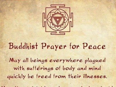 buddhist prayer for peace