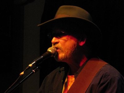 On Stage at Higher Ground Cafe