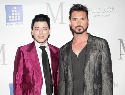 paul pedana with malan breton , new york , NYFW