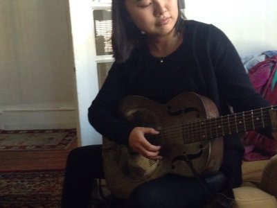 Constance playing the blues