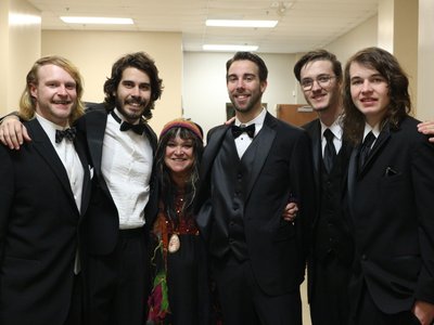 We had the honor of playing with Melanie Safka.