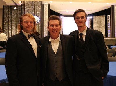 David Cook at The AMG Heritage Awards with Leighton & Joey.