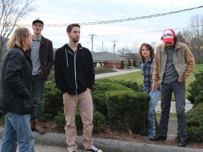 The StoneCoats on the road.