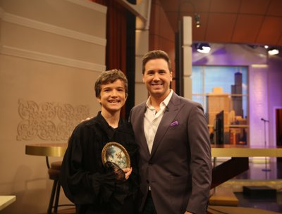 Sheridan with Ryan Chiaverini on Windy City Live, Nov.5, 2015