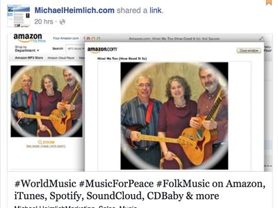 #WorldMusic #MusicForPeace #FolkMusic on Amazon, iTunes, Spotify, CD Baby, SoundCloud & more ...