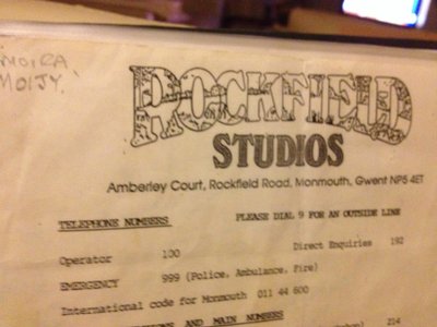 Rockfield Studios "Moiji"