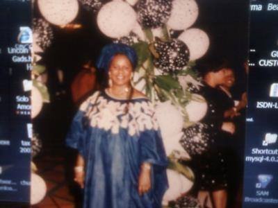 Gloria Kamara Jones at Urban League Banquet Atlanta Ga
