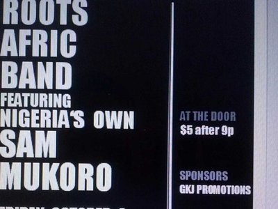 Roots Afric Band ( GKJ Management) photo