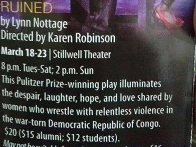 Lenny Doc Jones Played Lead Guitar in this Play 2014