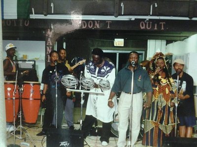 1996 Olympics Lenny Doc Jones and Gloria Kamara Jones played a concert with Sierra Soukous Stars