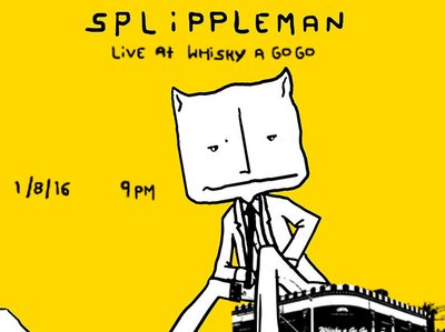 Jan/08/2016 - Splippleman live at Whisky A Go Go