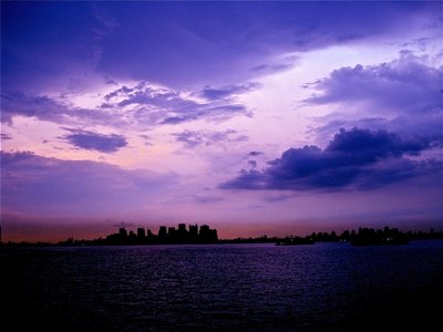 NYC after 9-11 No Towers,Just an erie hole in the hearts and skies above Manhattan