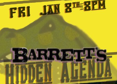 Poster for our show at the legendary Lonie Walker's Underground Wonder Bar