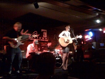 Johnny D's with the band