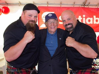 Johnny Bower & the Campbell Brothers photo by Anita Bell