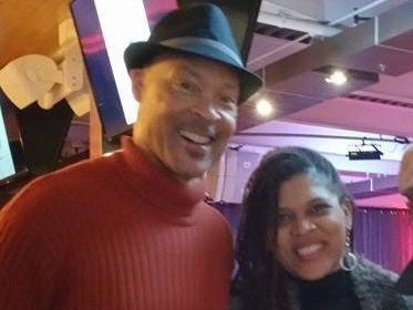 With Tom Braxton and Antoine Knight after the show