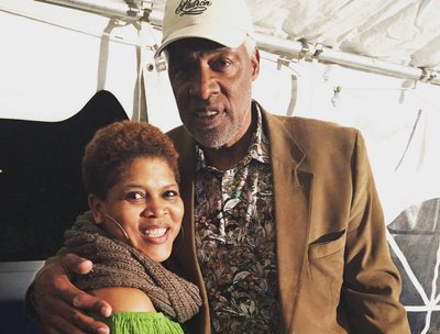 The one and only Dr. J, Julius Irving after a performance he attended