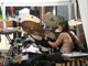 Playing drums in "One Night Stand"