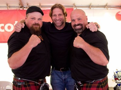 NHL Great Shane Corson & The Campbell Brothers photo by Anita Bell
