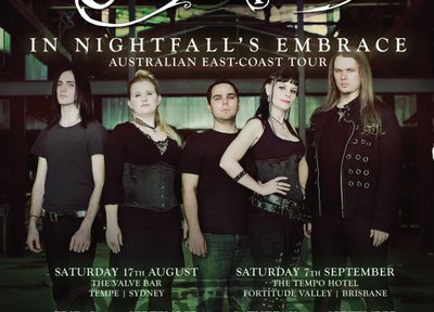 2013 - In Nightfall's Embrace East-Coast Australian Tour