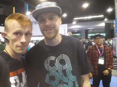 Me and Chris Karns!! #namm2015