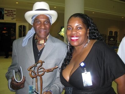 Cyrile Neville (with his BMA Award)