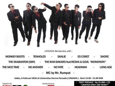 SKALIE live at Darma Persada University 2016, 06 February (Launching Party EP " Awal Pencerahan" Hig