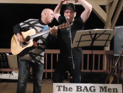 Bagmen at Sloughhouse Restaurant 2014