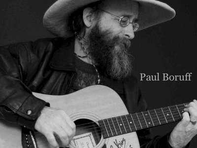 Paul Boruff with B B King guitar