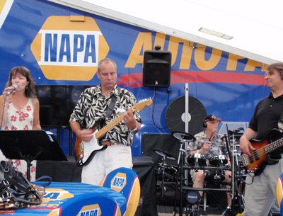 Performing with band at NHRA Drag Race Nationals RFC