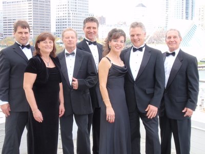 With my band prior to performing at Discovery World - Milwaukee WI