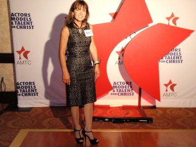 Cheryl prior to performing at AMTC 