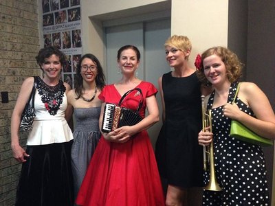 Kate Adams, Nicola Ossher, Joanna, Sarah Tari, Ellen Kirkwood are Pandora's Bag