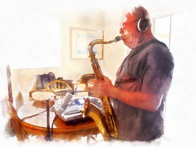 Blowing Changes in My "Home" Studio